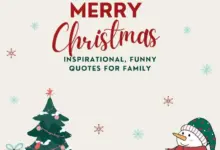 Best Merry Christmas Quotes inspirational, funny and family