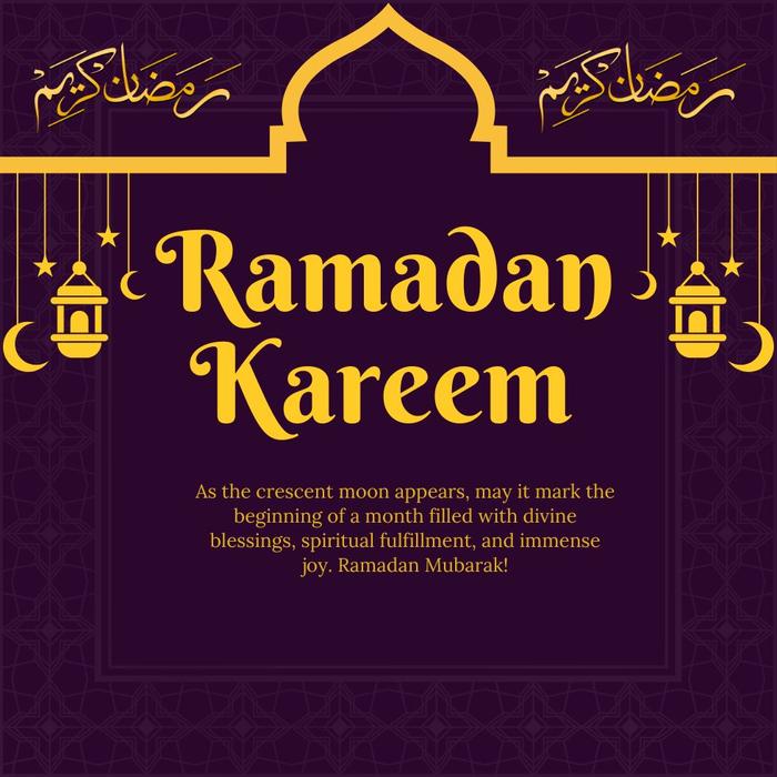 Blessed Ramadan Mubarak texts