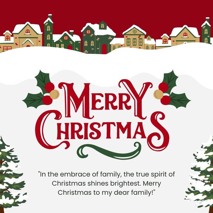 Merry Christmas quotes for family