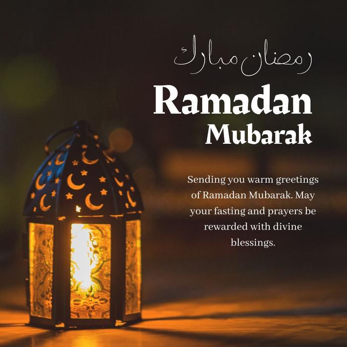 Ramadan Mubarak greetings