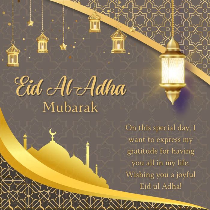 Eid ul Adha Mubarak Messages for Family
