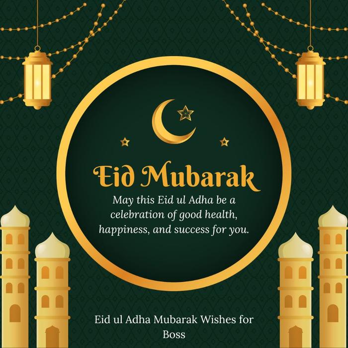 Eid ul Adha Mubarak Wishes for Boss