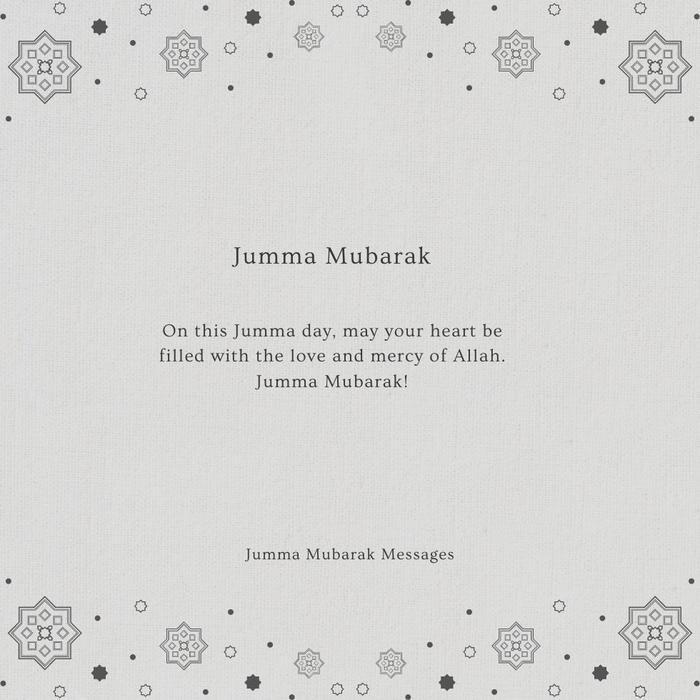 Happy Jumma Mubarak Messages - Jumma Mubarak Messages in English