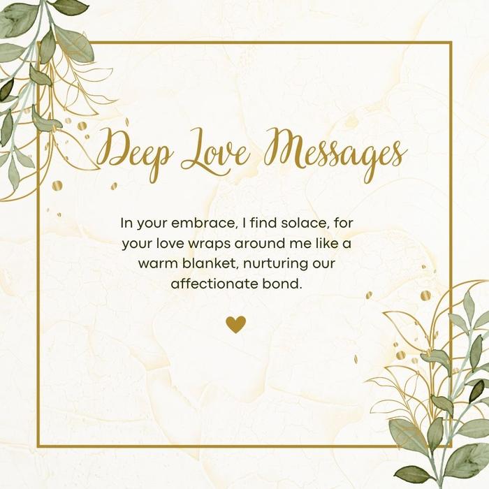 Deep affectionate messages for girlfriend - Deep eternal love messages 