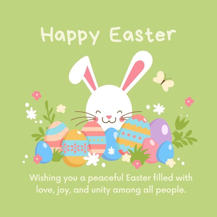 Easter wishes for peace and harmony - Easter greetings messages for friends and family