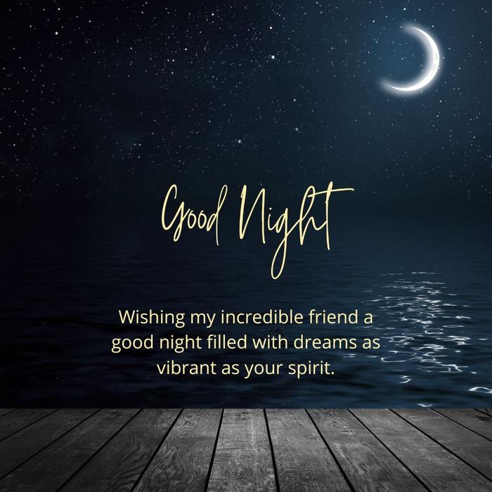 Good Night Messages For Friend - Good night messages for best friends