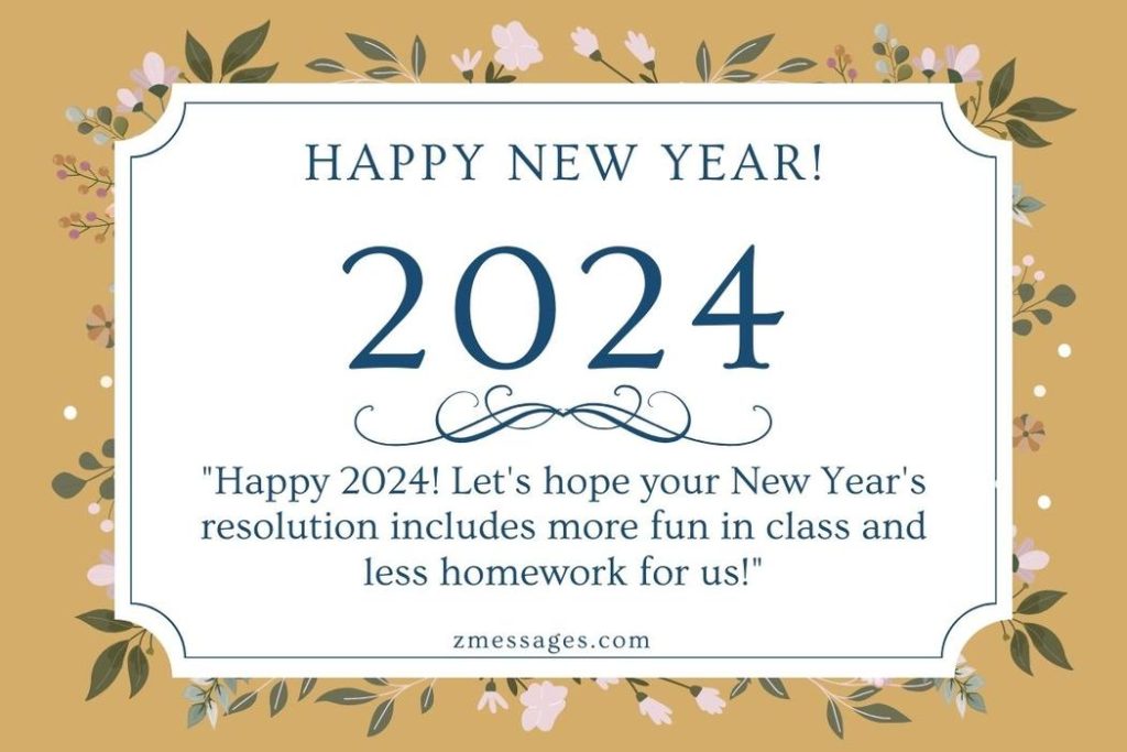 Funny New Year Quotes For Teacher