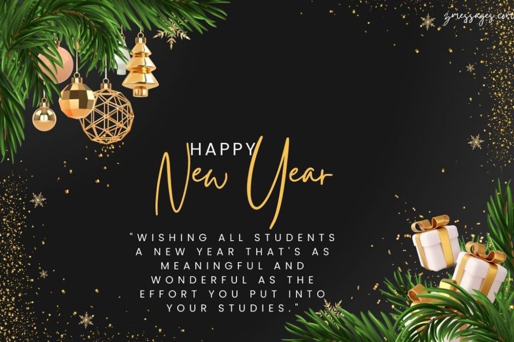 Meaningful New Year Messages For Students